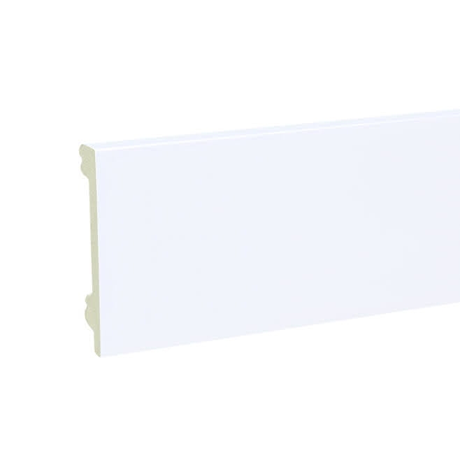 VERONA LISTWA BIAŁA 80 KX05 - PROSTY 80X16 LISTWA PRZYŚCIENNA PRZYPODŁOGOWA KORNER POLI-ECO