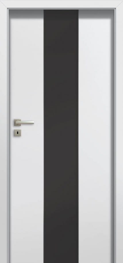 DRZWI POLSKONE ESTATO LUX A03 czarna sz WEWNĘTRZNE WEWNĄTRZLOKALOWE POKOJOWE