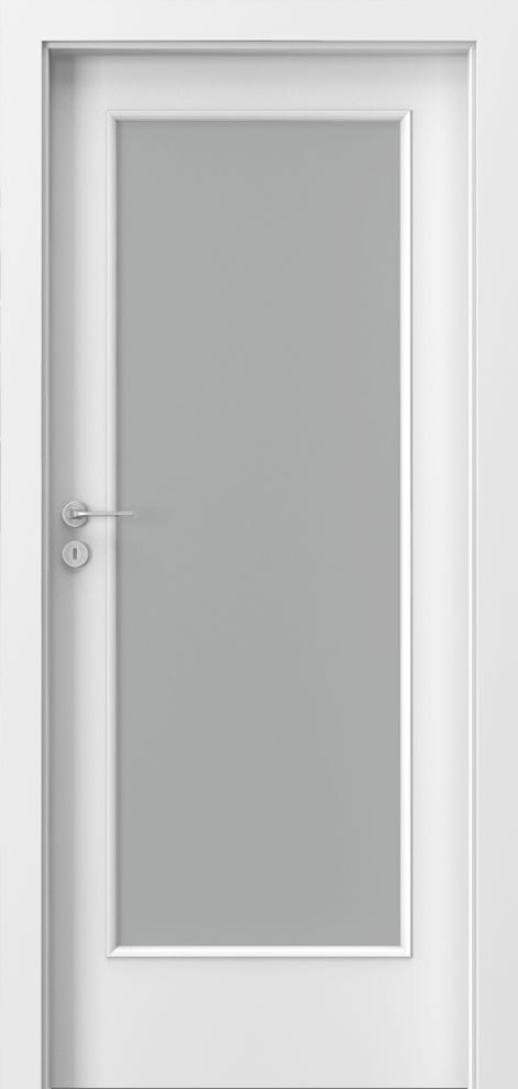 DRZWI PORTA NOVA MODEL 2.2 Z LUSTREM WEWNĘTRZNE WEWNĄTRZLOKALOWE POKOJOWE