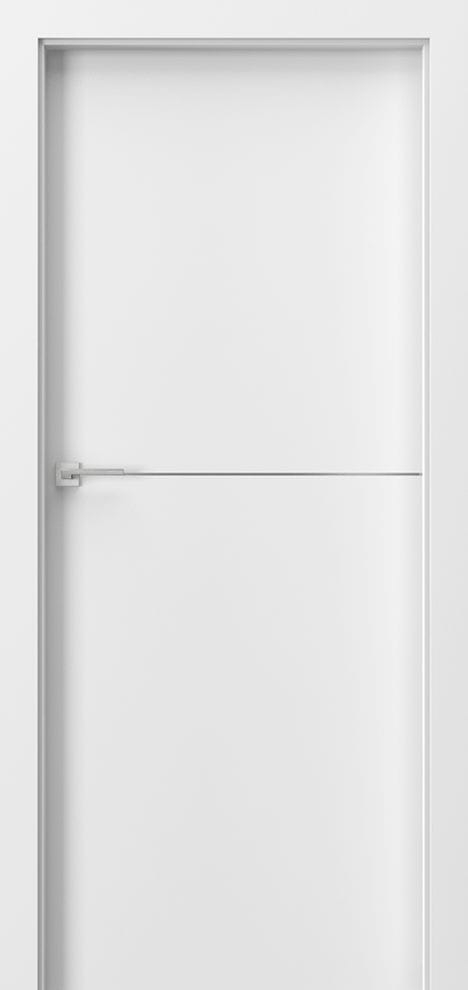 DRZWI PORTA DESIRE UV MODEL 3 CZARNE INTARSJE WEWNĘTRZNE WEWNĄTRZLOKALOWE POKOJOWE