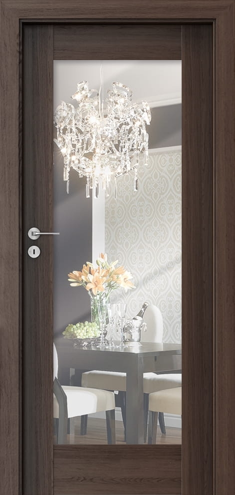 DRZWI PORTA INdł. 2,65 - 1szt.IRE MODEL A.1 Z LUSTREM WEWNĘTRZNE WEWNĄTRZLOKALOWE POKOJOWE