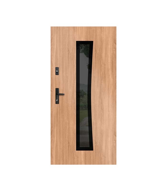 DRZWI WIKĘD GLASS DESING WZÓR GD02A DRZWI ZEWNĘTRZNE WEJŚCIOWE